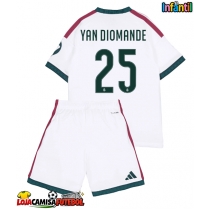 Camisa de Futebol Real Madrid Yan Diomande #25 Equipamento Principal Infantil 2026-27 Manga Curta (+ Calças curtas)